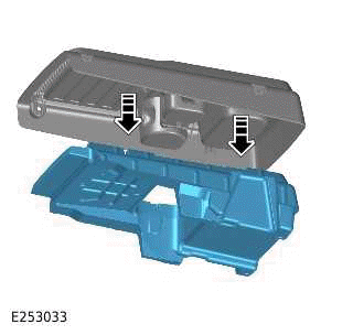 Floor Console - Vehicles Without: Stowage Compartment